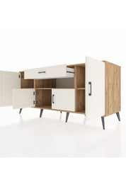 Kronos Konsol 3 Raflı Tek Çekmeceli 4 Kapaklı 176x59x83 - S610M035V22C