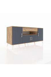 Kronos Konsol 3 Raflı Tek Çekmeceli 4 Kapaklı 176x59x83 - S610M035V27C