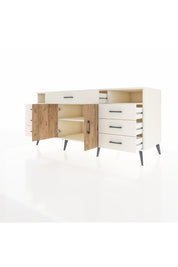 Kronos Konsol 4 Raflı 7 Çekmeceli 2 Kapaklı 176x59x83 - S610M036V01C