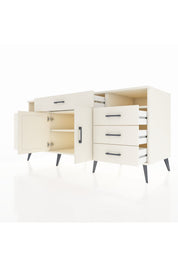 Kronos Konsol 4 Raflı 7 Çekmeceli 2 Kapaklı 176x59x83 - S610M036V04C