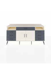 Kronos Konsol 4 Raflı 7 Çekmeceli 2 Kapaklı 176x59x83 - S610M036V05C