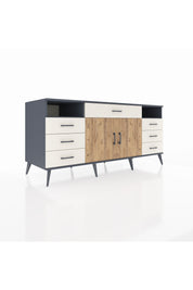 Kronos Konsol 4 Raflı 7 Çekmeceli 2 Kapaklı 176x59x83 - S610M036V10C