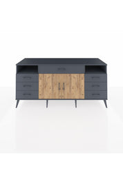 Kronos Konsol 4 Raflı 7 Çekmeceli 2 Kapaklı 176x59x83 - S610M036V11C