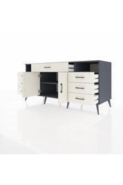 Kronos Konsol 4 Raflı 7 Çekmeceli 2 Kapaklı 176x59x83 - S610M036V13C