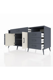 Kronos Konsol 4 Raflı 7 Çekmeceli 2 Kapaklı 176x59x83 - S610M036V14C