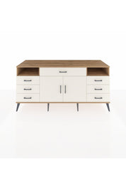 Kronos Konsol 4 Raflı 7 Çekmeceli 2 Kapaklı 176x59x83 - S610M036V22C