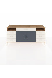 Kronos Konsol 4 Raflı 7 Çekmeceli 2 Kapaklı 176x59x83 - S610M036V25C