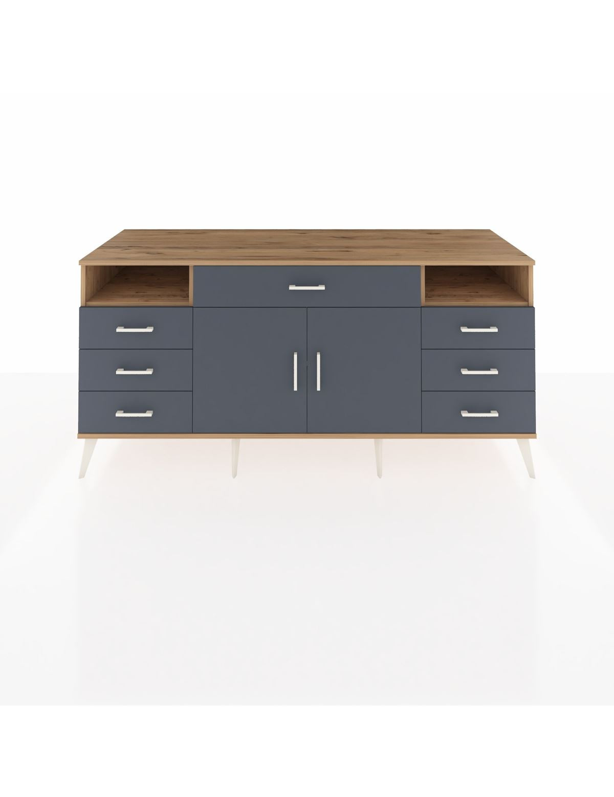 Kronos Konsol 4 Raflı 7 Çekmeceli 2 Kapaklı 176x59x83 - S610M036V26C