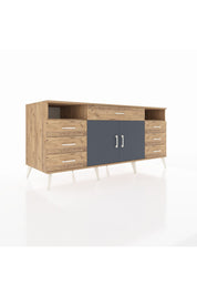 Kronos Konsol 4 Raflı 7 Çekmeceli 2 Kapaklı 176x59x83 - S610M036V27C