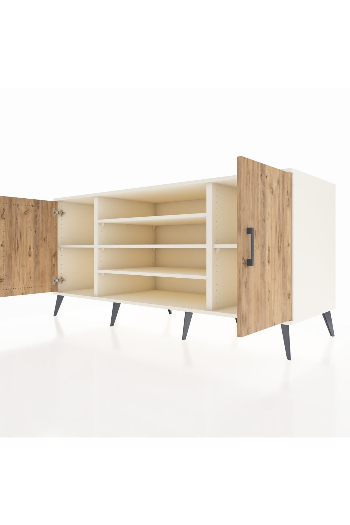 Kronos Konsol 5 Raflı 2 Kapaklı 176x59x83 - S610M037V01C