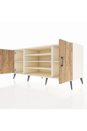 Kronos Konsol 5 Raflı 2 Kapaklı 176x59x83 - S610M037V01C