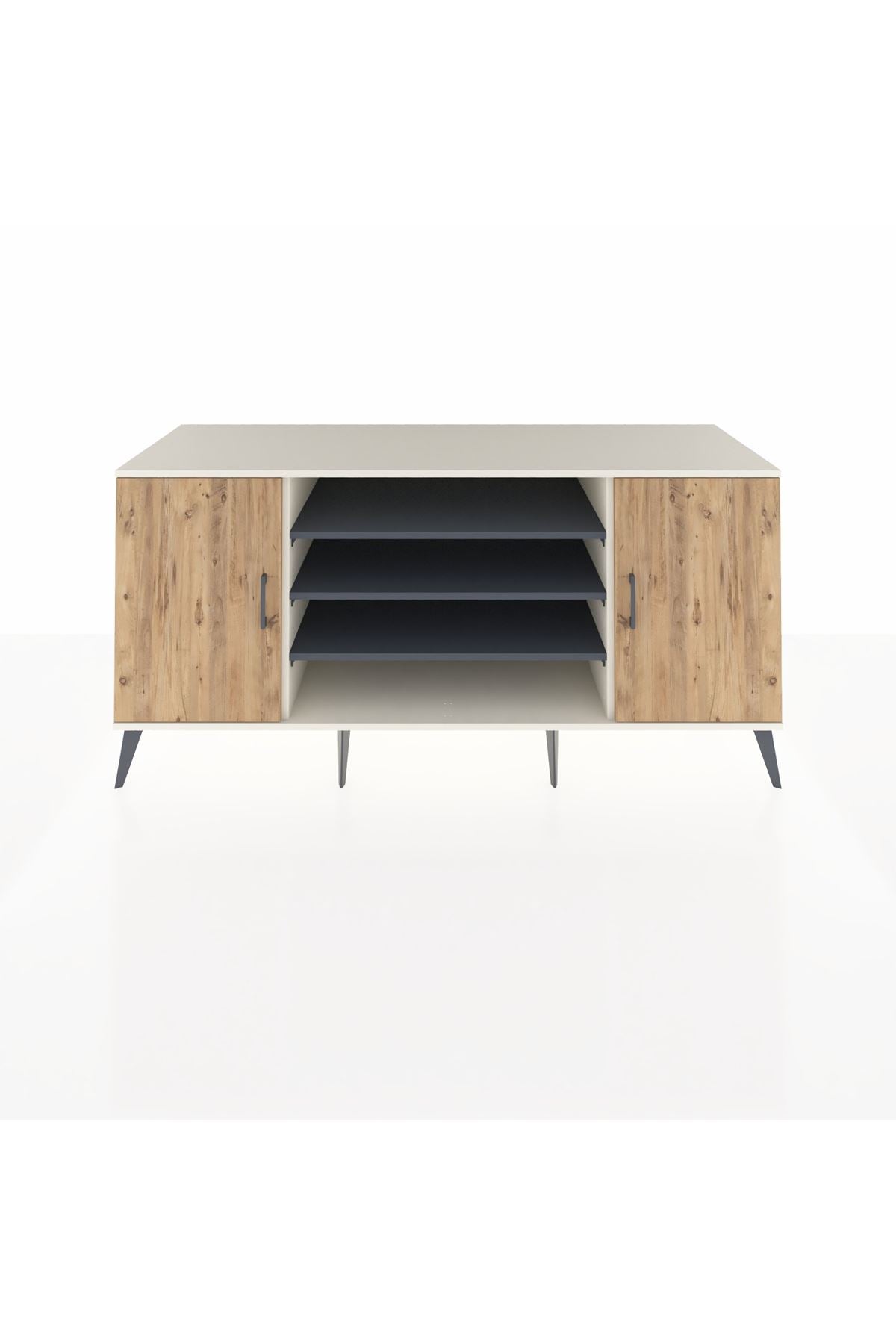 Kronos Konsol 5 Raflı 2 Kapaklı 176x59x83 - S610M037V02C