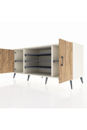 Kronos Konsol 5 Raflı 2 Kapaklı 176x59x83 - S610M037V02C