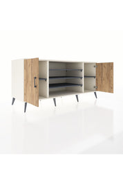 Kronos Konsol 5 Raflı 2 Kapaklı 176x59x83 - S610M037V02C