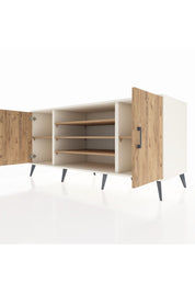 Kronos Konsol 5 Raflı 2 Kapaklı 176x59x83 - S610M037V03C