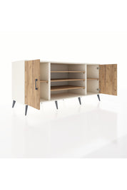 Kronos Konsol 5 Raflı 2 Kapaklı 176x59x83 - S610M037V03C