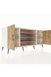 Kronos Konsol 5 Raflı 2 Kapaklı 176x59x83 - S610M037V03C