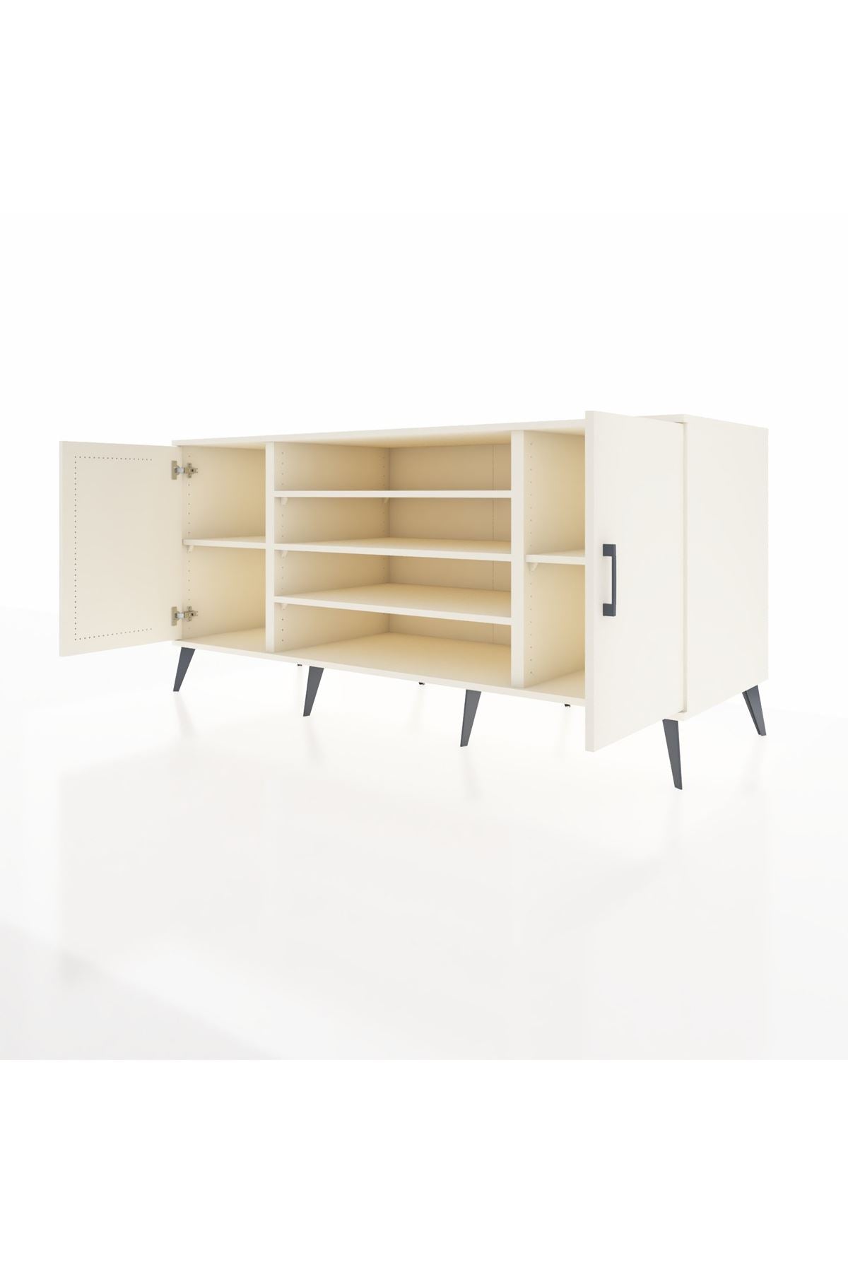 Kronos Konsol 5 Raflı 2 Kapaklı 176x59x83 - S610M037V04C