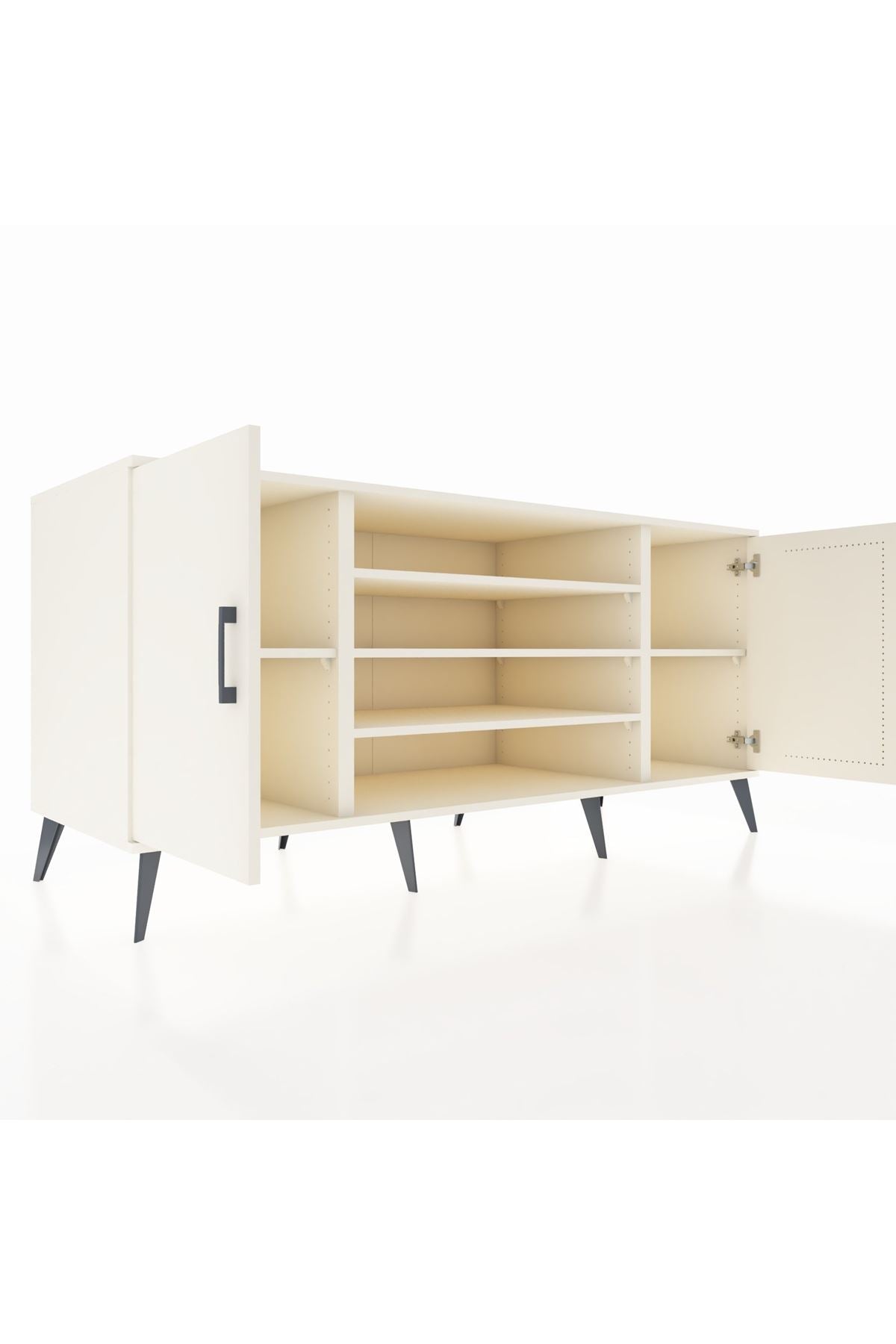 Kronos Konsol 5 Raflı 2 Kapaklı 176x59x83 - S610M037V04C