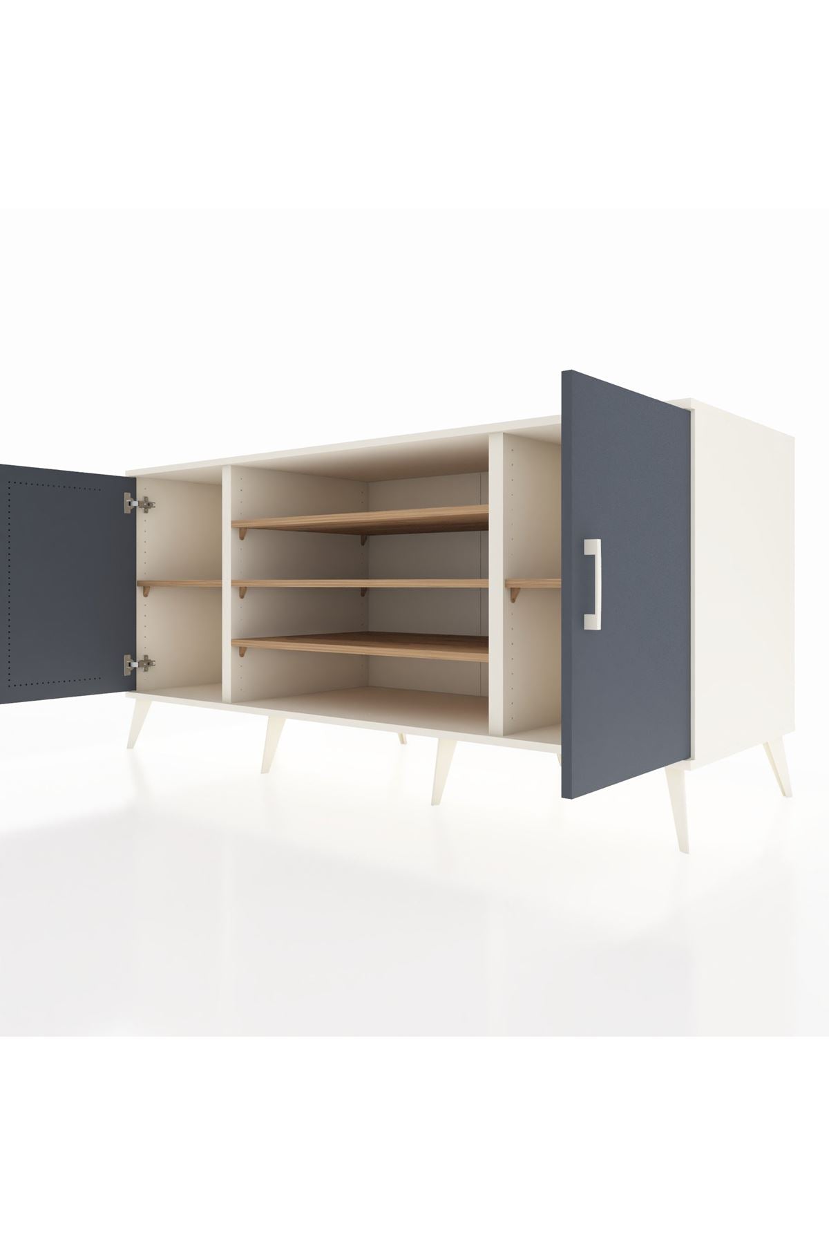 Kronos Konsol 5 Raflı 2 Kapaklı 176x59x83 - S610M037V09C