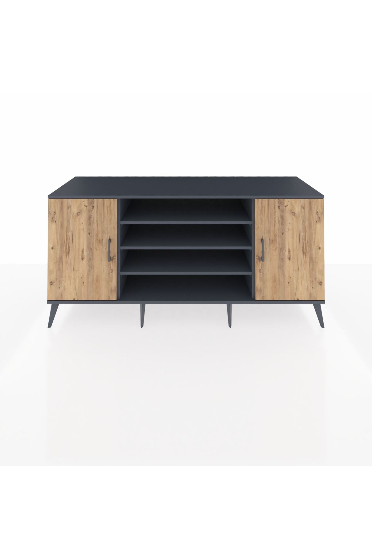 Kronos Konsol 5 Raflı 2 Kapaklı 176x59x83 - S610M037V11C