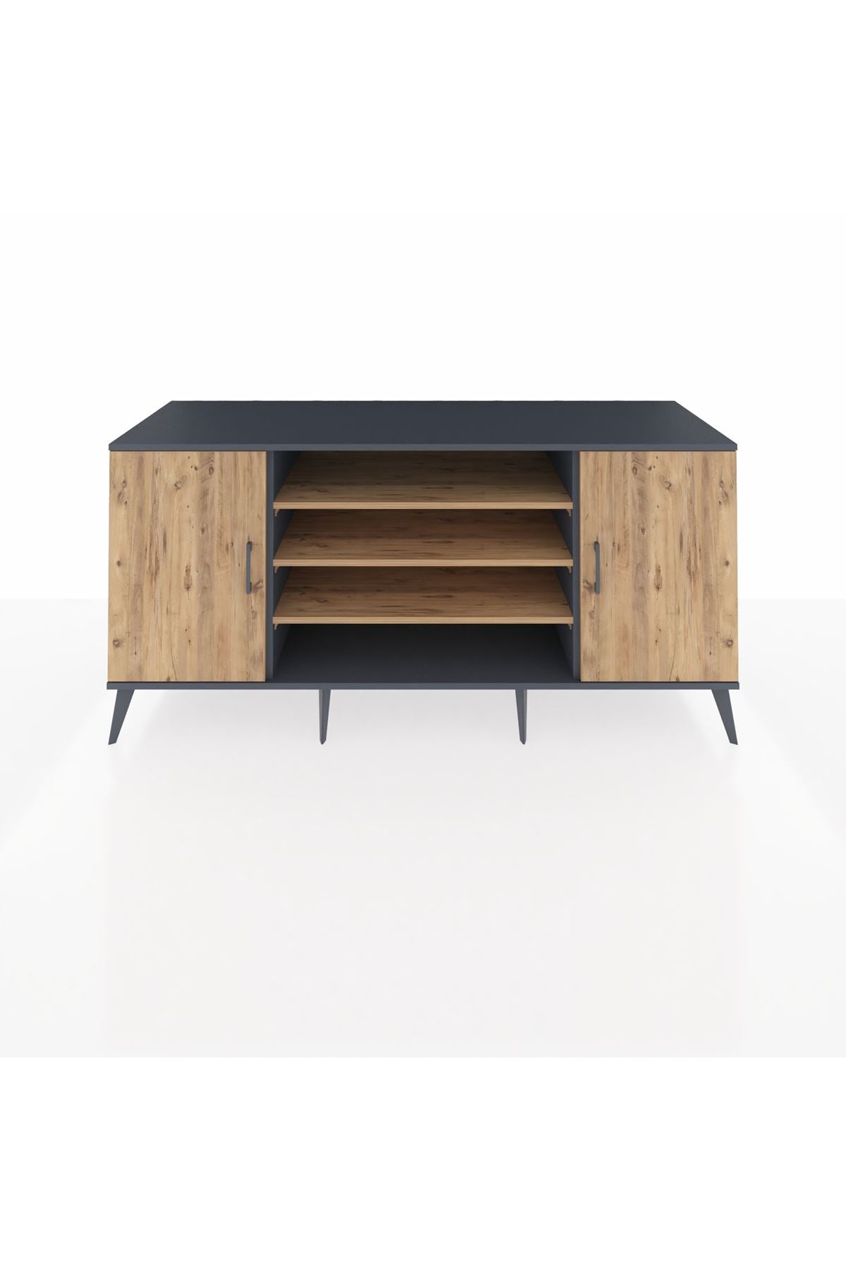 Kronos Konsol 5 Raflı 2 Kapaklı 176x59x83 - S610M037V12C