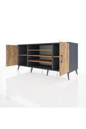 Kronos Konsol 5 Raflı 2 Kapaklı 176x59x83 - S610M037V12C