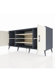 Kronos Konsol 5 Raflı 2 Kapaklı 176x59x83 - S610M037V13C