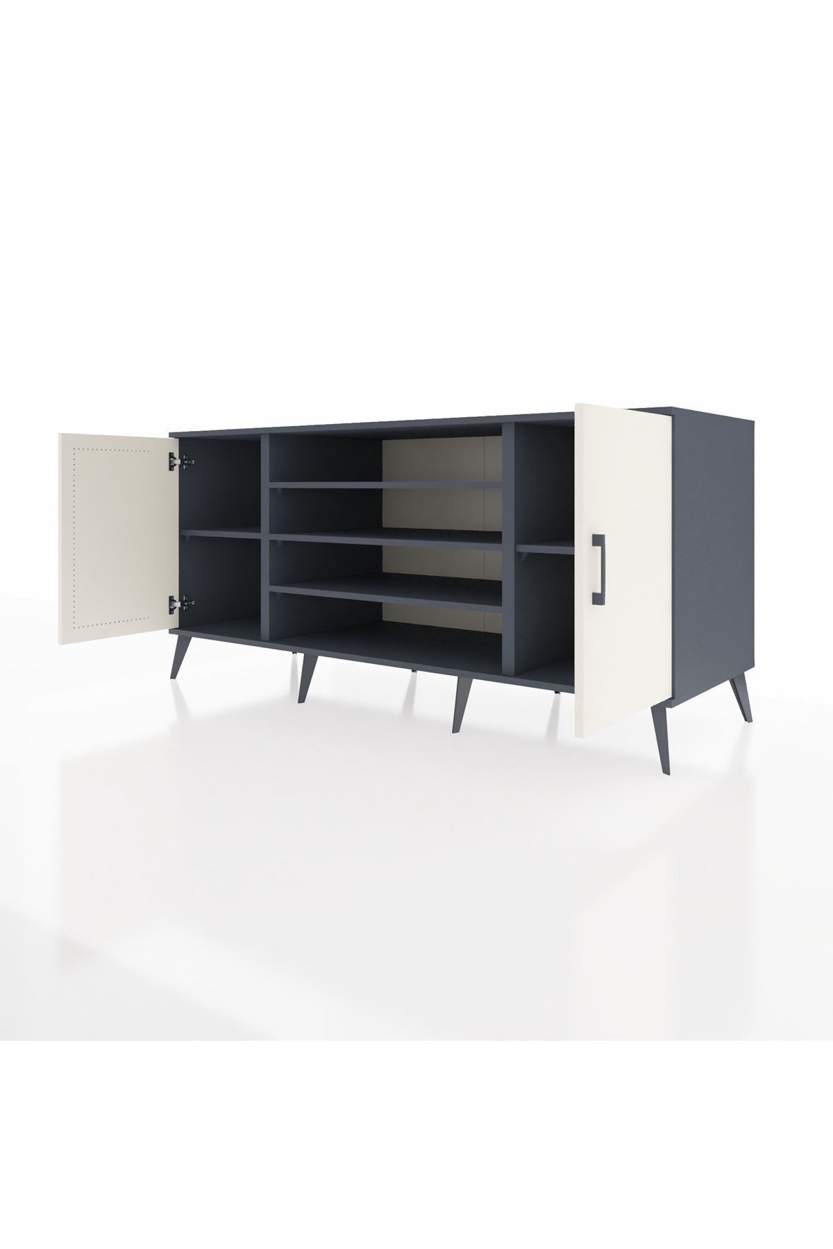 Kronos Konsol 5 Raflı 2 Kapaklı 176x59x83 - S610M037V14C