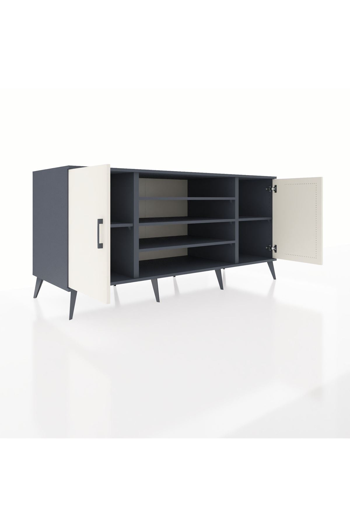 Kronos Konsol 5 Raflı 2 Kapaklı 176x59x83 - S610M037V14C