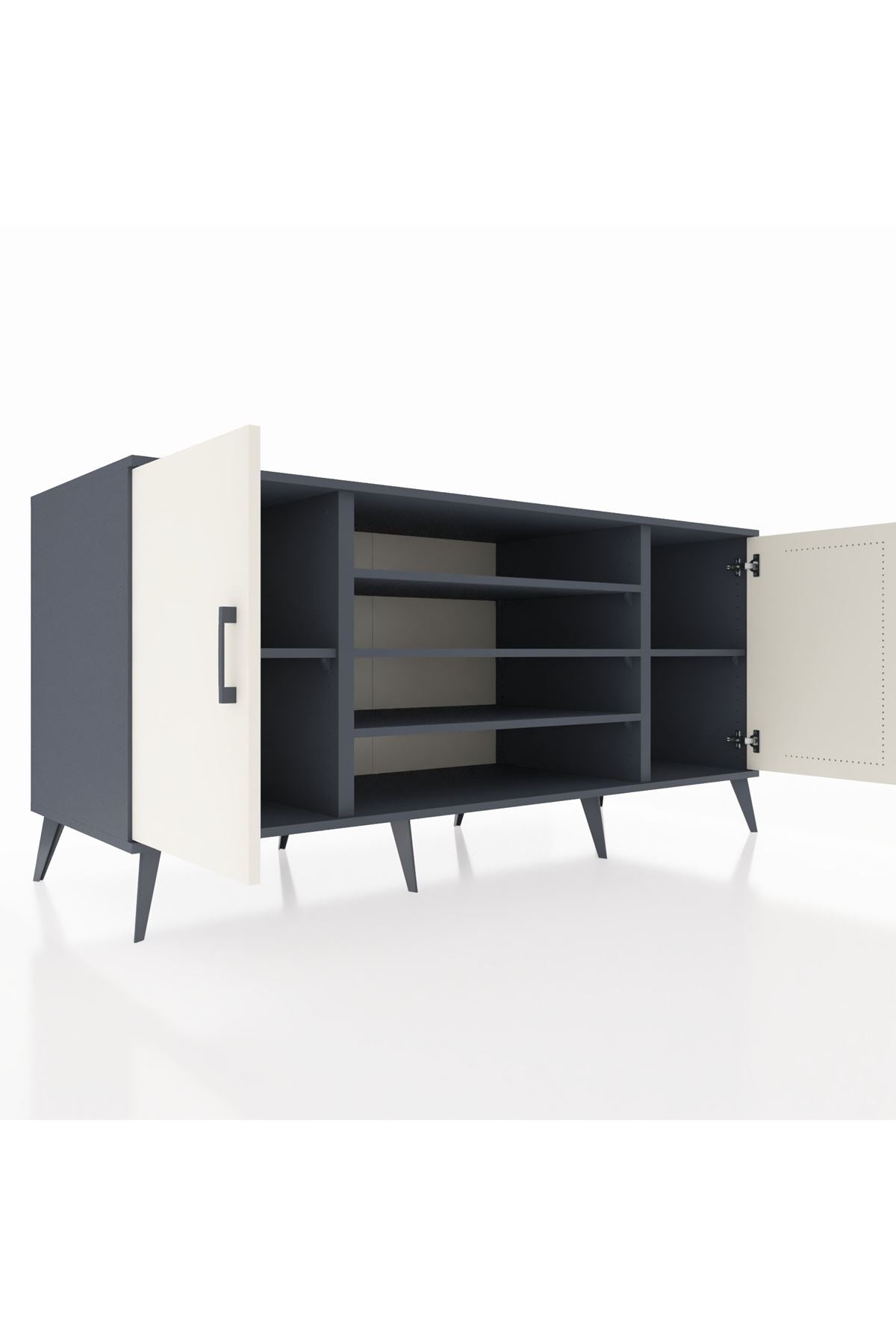 Kronos Konsol 5 Raflı 2 Kapaklı 176x59x83 - S610M037V14C