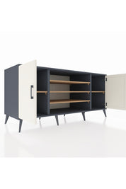 Kronos Konsol 5 Raflı 2 Kapaklı 176x59x83 - S610M037V15C