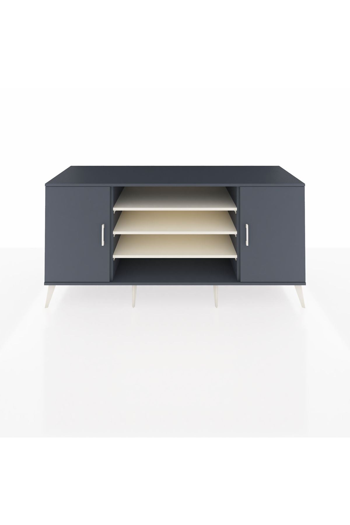 Kronos Konsol 5 Raflı 2 Kapaklı 176x59x83 - S610M037V16C