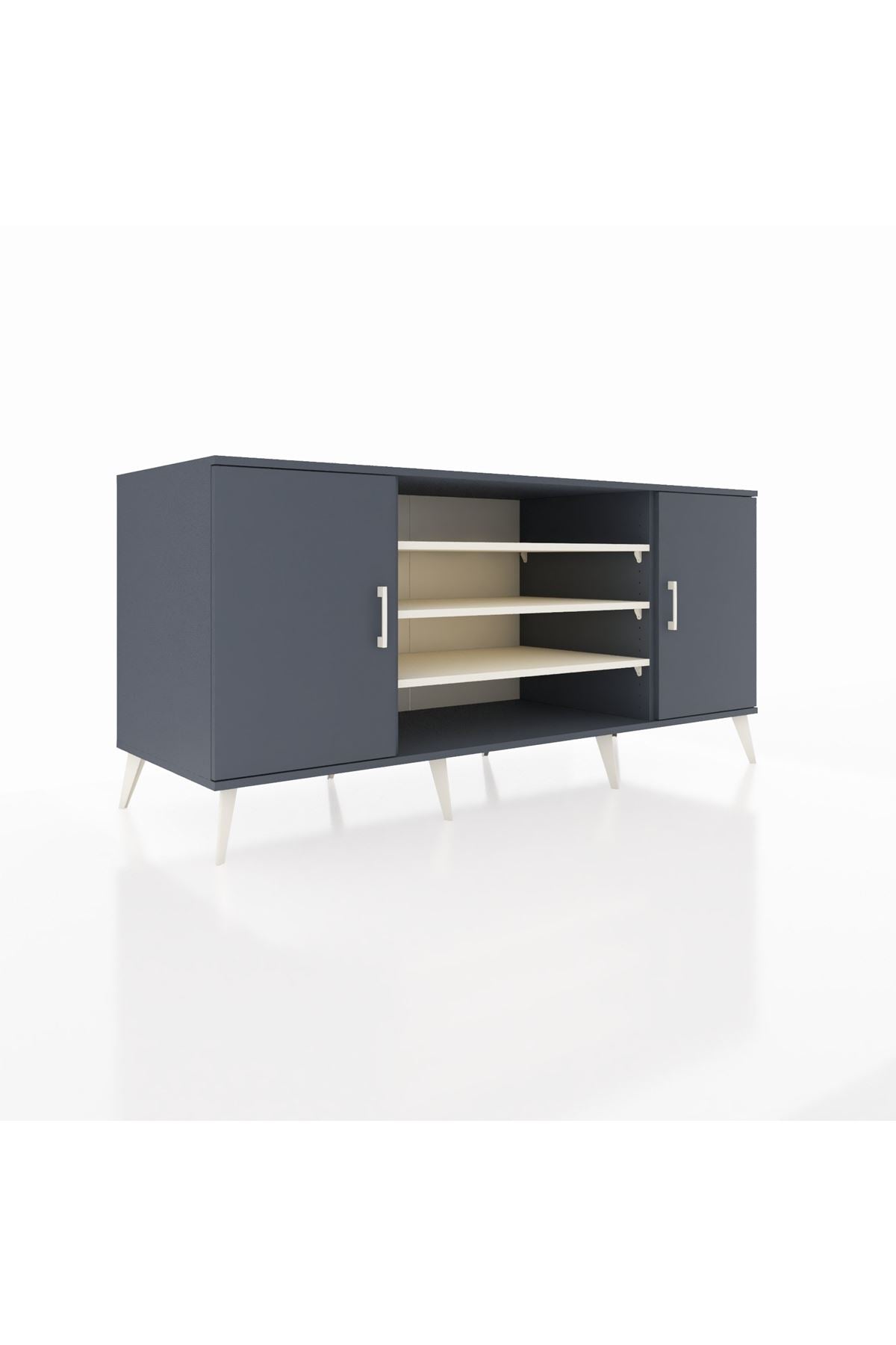 Kronos Konsol 5 Raflı 2 Kapaklı 176x59x83 - S610M037V16C