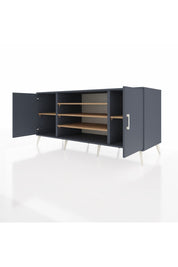 Kronos Konsol 5 Raflı 2 Kapaklı 176x59x83 - S610M037V18C