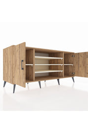Kronos Konsol 5 Raflı 2 Kapaklı 176x59x83 - S610M037V19C