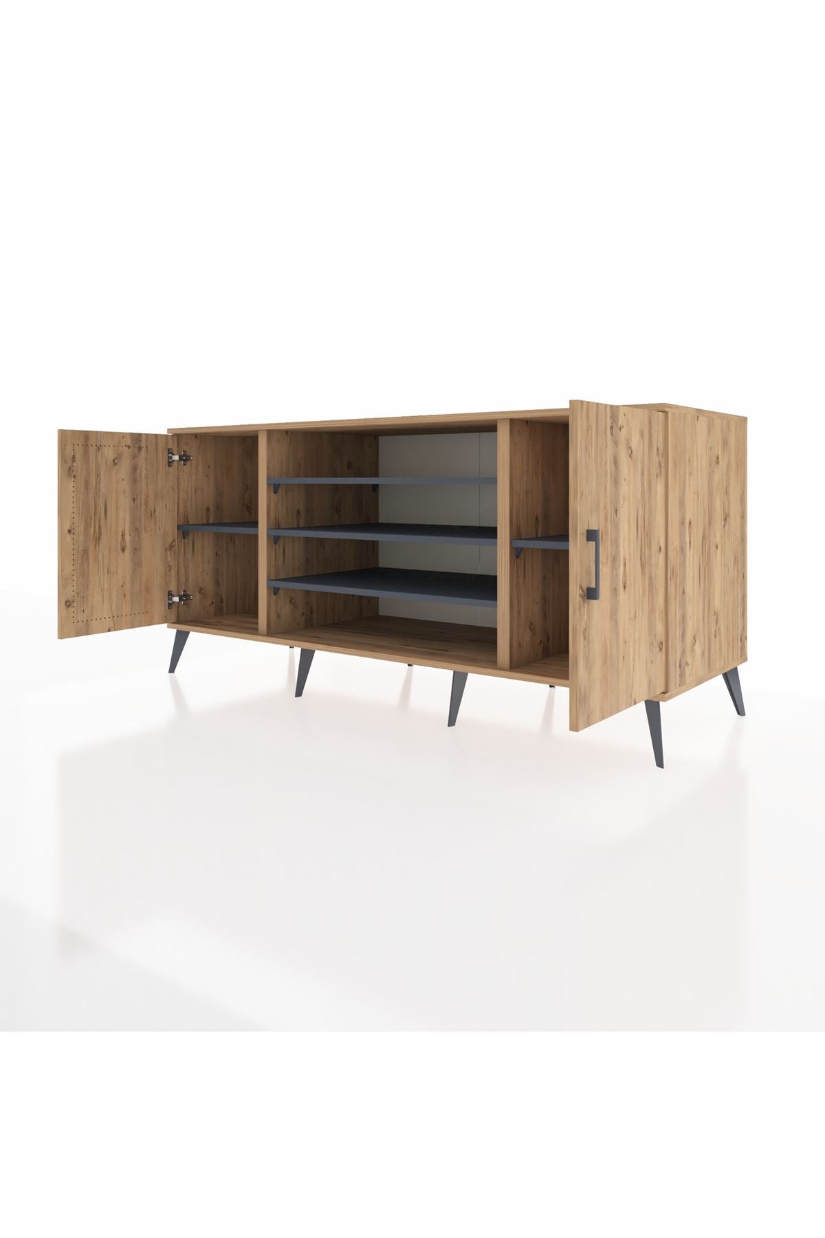 Kronos Konsol 5 Raflı 2 Kapaklı 176x59x83 - S610M037V20C