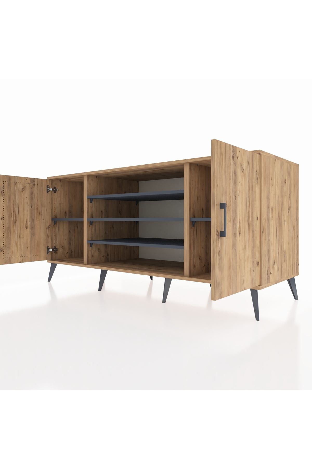 Kronos Konsol 5 Raflı 2 Kapaklı 176x59x83 - S610M037V20C