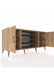 Kronos Konsol 5 Raflı 2 Kapaklı 176x59x83 - S610M037V20C