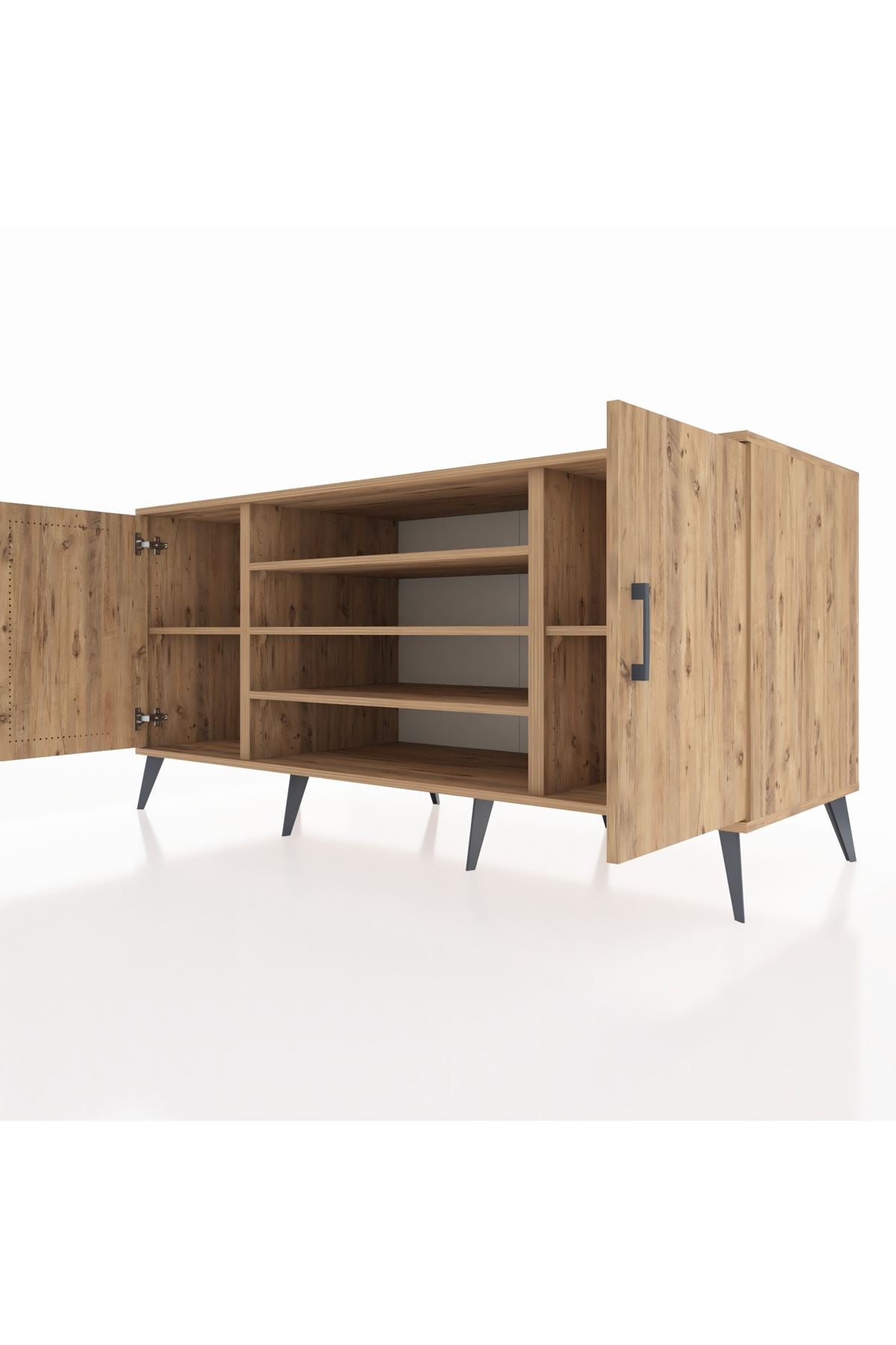 Kronos Konsol 5 Raflı 2 Kapaklı 176x59x83 - S610M037V21C