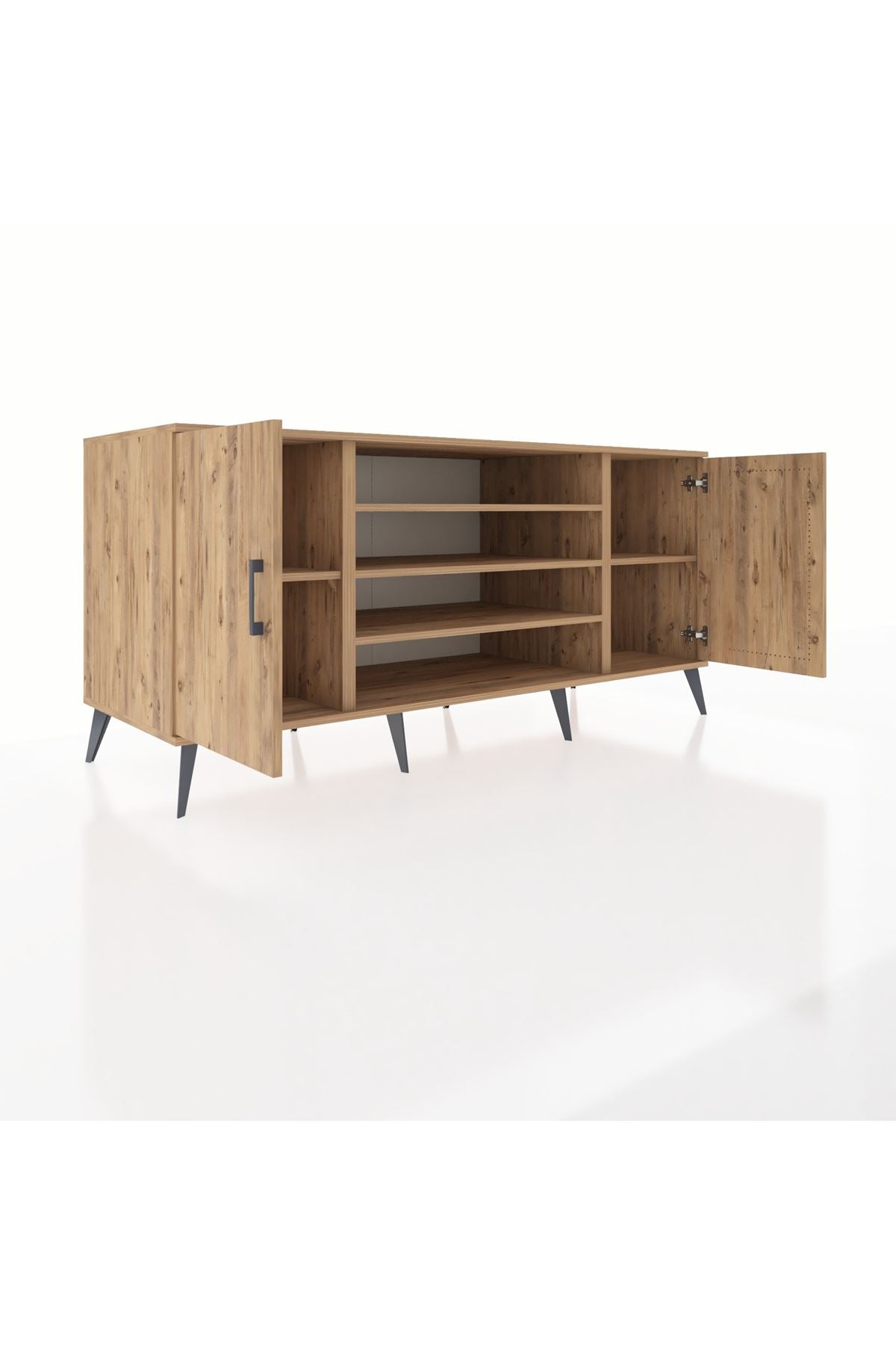 Kronos Konsol 5 Raflı 2 Kapaklı 176x59x83 - S610M037V21C