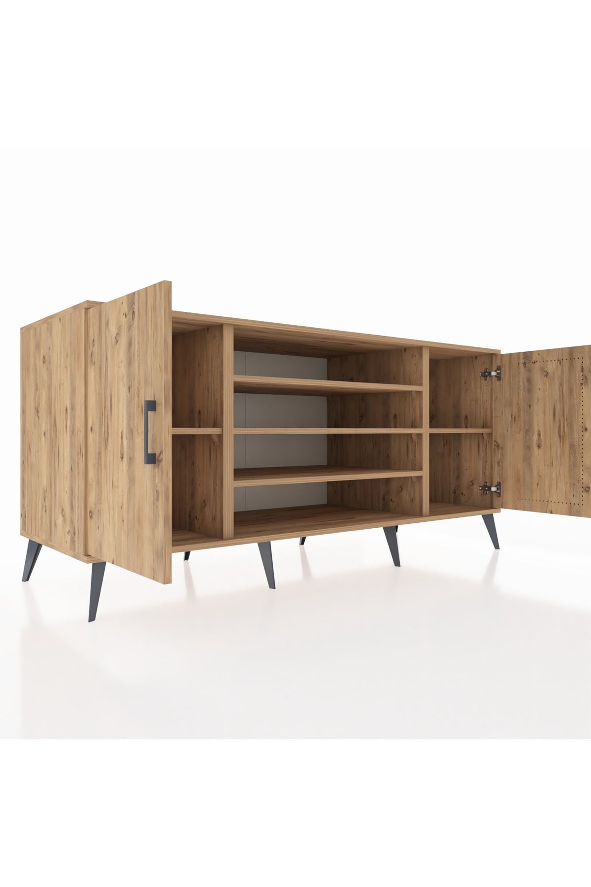 Kronos Konsol 5 Raflı 2 Kapaklı 176x59x83 - S610M037V21C