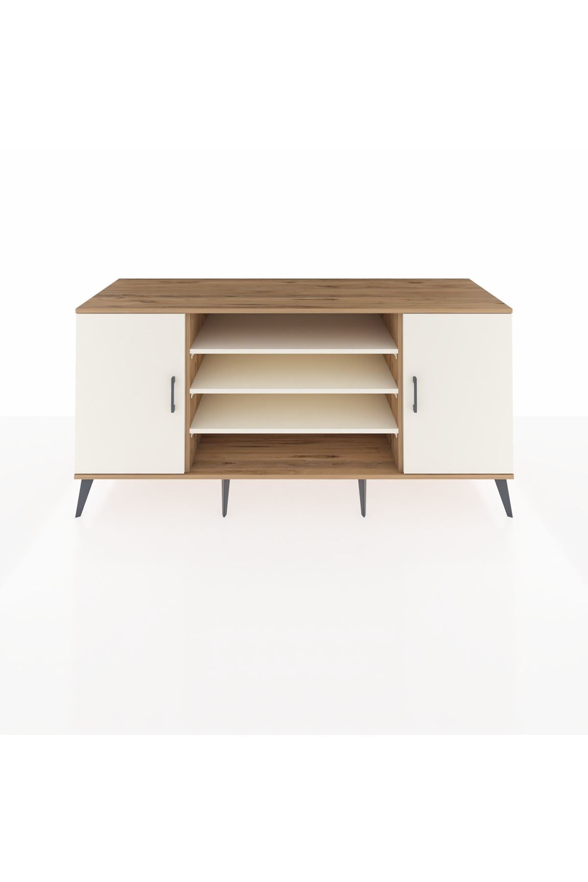 Kronos Konsol 5 Raflı 2 Kapaklı 176x59x83 - S610M037V22C