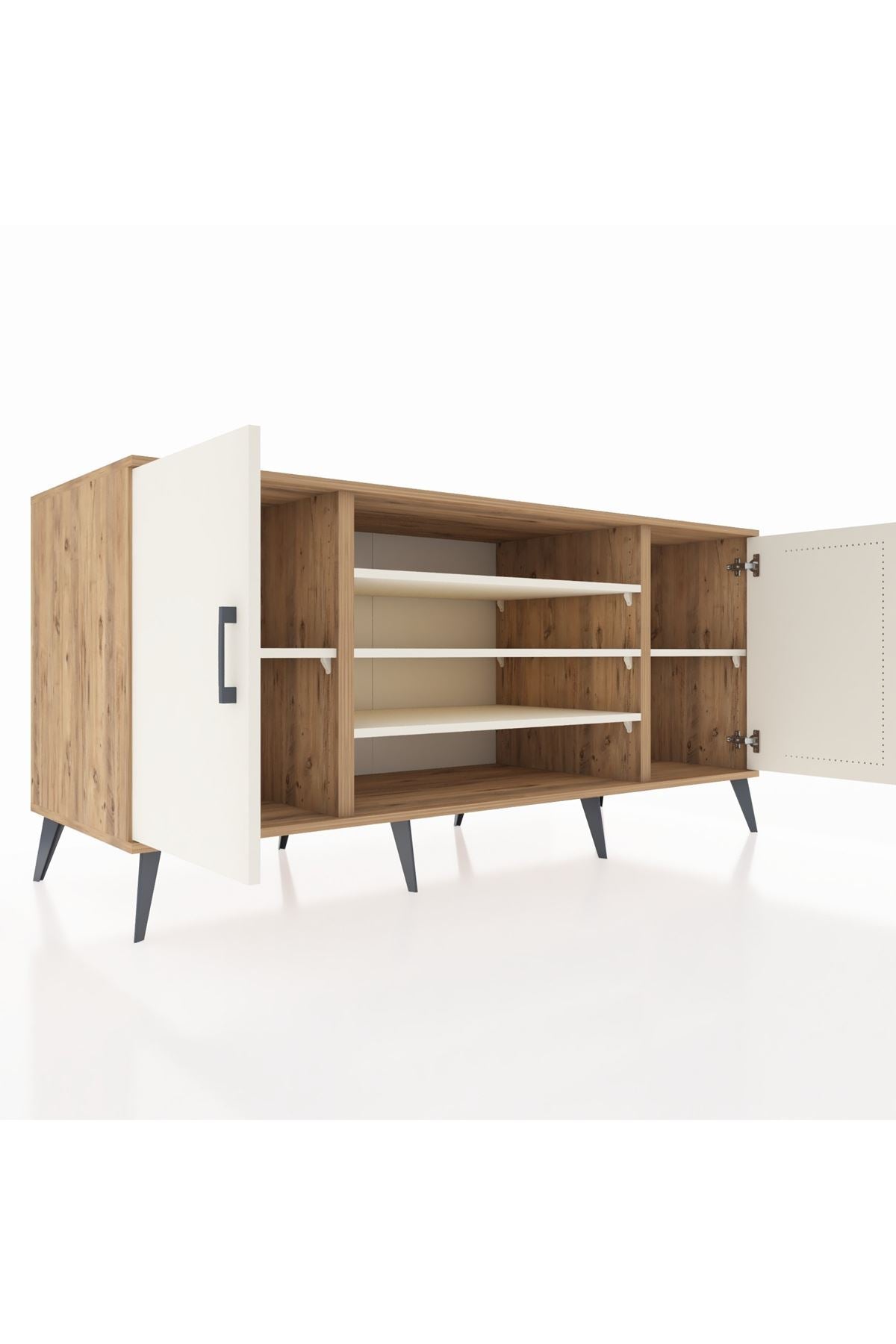 Kronos Konsol 5 Raflı 2 Kapaklı 176x59x83 - S610M037V22C