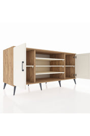 Kronos Konsol 5 Raflı 2 Kapaklı 176x59x83 - S610M037V22C