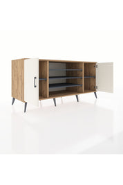 Kronos Konsol 5 Raflı 2 Kapaklı 176x59x83 - S610M037V23C