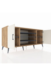 Kronos Konsol 5 Raflı 2 Kapaklı 176x59x83 - S610M037V23C