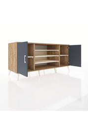 Kronos Konsol 5 Raflı 2 Kapaklı 176x59x83 - S610M037V25C