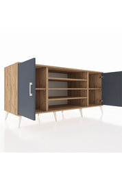 Kronos Konsol 5 Raflı 2 Kapaklı 176x59x83 - S610M037V27C