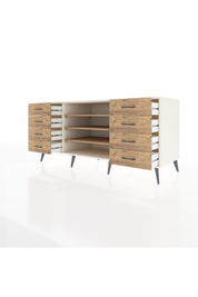 Kronos Konsol 3 Raflı 8 Çekmeceli 176x59x83 - S610M038V03C